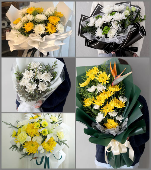 山东德州齐河县晏北街道白事花束代送